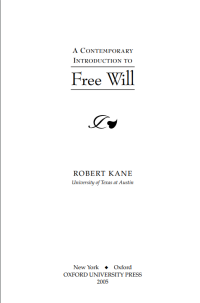A Contemporary Introduction to Free Will