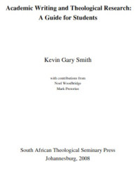 Academic writing and theological research : a guide for students
