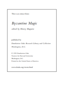 Byzantine magic