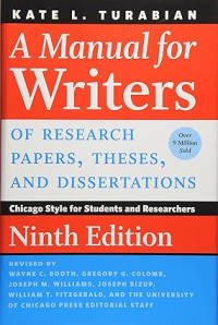 Image of Manual for Writers of Research, Papers, Theses and Dissertations, A