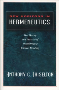 New Horizons in Hermeneutics