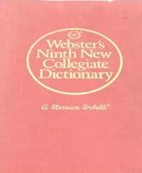 Webster's Ninth New Collegiate Dictionary