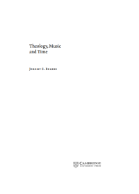 Theology, Music, and Time